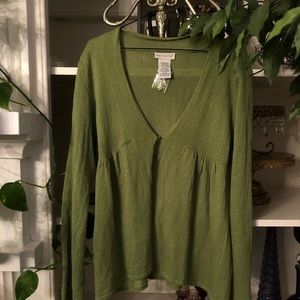 White Stag Green Cardigan